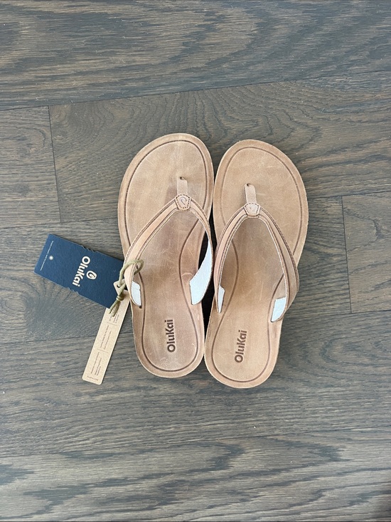 OluKai Shoes - OluKai Women's Southshore -Toffee Thong Sandals New! Size 8
